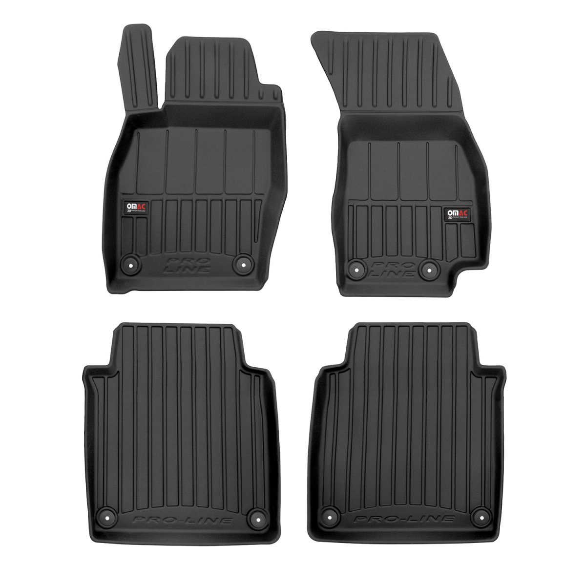 Audi S8 Floor Mat - Omac - Proline Premium TPE - Black - '17-'24